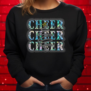 Bling hologramme vinyle transfert fer sur stocké Cheer strass transfert pierres dispersées pour la vente en gros - Product Image 1