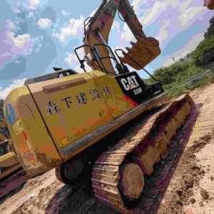 Excavadora de 33 Toneladas 330F de Segunda Mano de Alta Eficiencia con Caja de Cambios y Rodamientos - Buena Calidad, Modelo 2019, Gran Oferta - Product Image 1