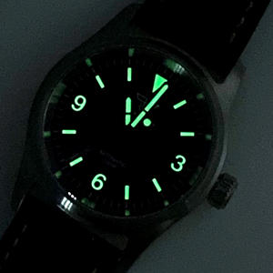 ساعة يد كوارتز للرجال, ساعة يد طراز Tandorio مللي متر 36 ملم طراز <span class=keywords><strong>Pilot</strong></span> NH35 PT5000 نحى التلقائي الغوص الرجال سيدة ساعة 200 متر مقاوم للماء حزام من الجلد الياقوت الزجاج Relogio - Product Image 2