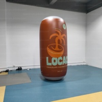 Canette Géante Gonflable LED/RGB en PVC de 3m, Hermétique, avec Logo Personnalisé pour Promotion de Marque de Boissons/Activation en Centre Commercial/Fête sur la Plage/Vente