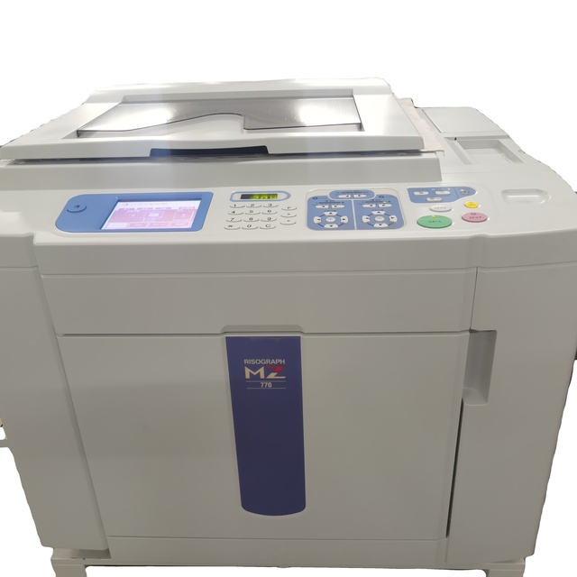 Good Copiers Machine A3 Printer Color Used Copier for Riso MZ770 Photocopy Printer