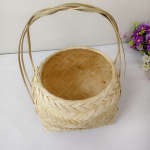 Cesto di fragole da Picnic in bambù robusto cesto a mano intrecciato in tessuto di fabbrica - Product Image 5
