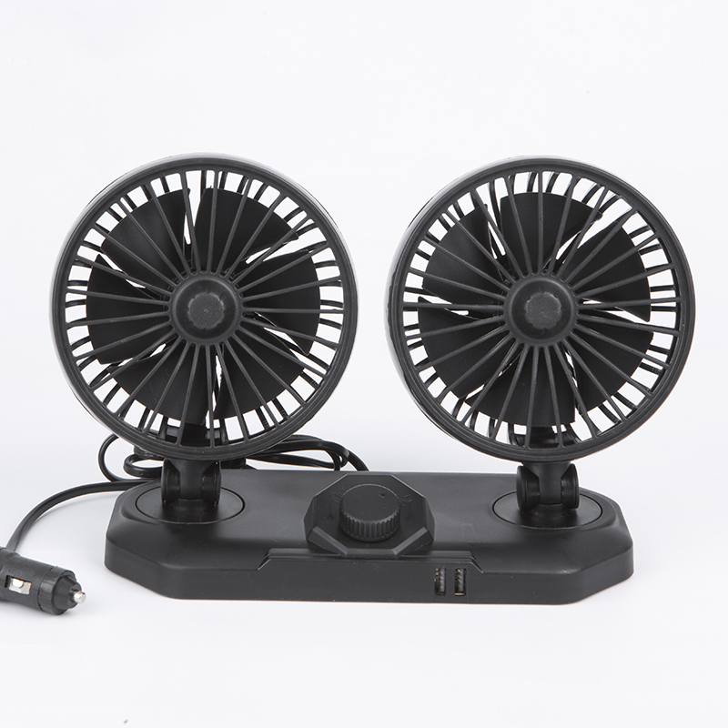 Новые продукты 12V 24V Dc двойные автомобильные Вентиляторы Air Cool Ventilador Para Автомобильный Электронный нагреватель автомобильный воздушный вентилятор
