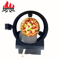 Kimstone Gegrilltes Hähnchen-Grillgerät Kombiniert mit Pizzatablett, 21,22,23,5,24,26,28 Multifunktionaler Grill
