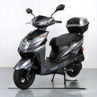 Scooter à essence puissant Ling 125cc avec frein à disque avant et frein à moyeu arrière pour les trajets urbains