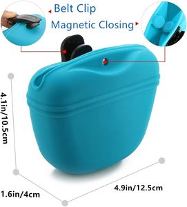 Nouveaux produits : Pochette d'entraînement pour chiens, sac à friandises en silicone, pochette portable pour friandises pour chiens - Product Image 3