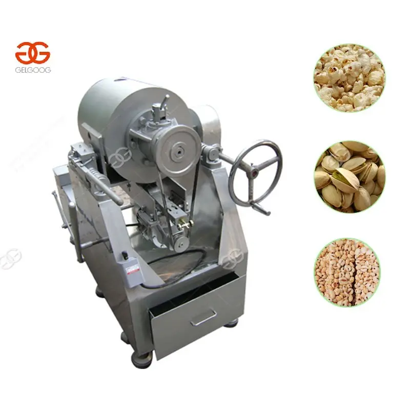 مدفع نوع التلقائي الذرة ظهرت الحبوب النفخ الحبوب القمح الذرة صنع الوجبات الخفيفة Puaffed آلة كعكة أرز السعر