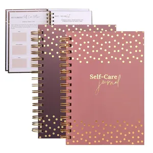 Jornal objetivo personalizado com Prompts Diário Self Care Journal para o desenvolvimento pessoal Melhorar Mental Health Wellness Journal