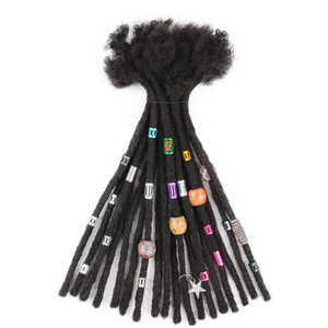 <span class=keywords><strong>Rasta</strong></span> Locs Dreads grado peruviano Remy estensione tessitura <span class=keywords><strong>capelli</strong></span> Pour Homme dea Locs - Product Image 3
