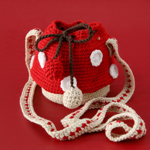 Sac bandoulière en laine écologique pour femmes, en forme de feuille, nouveau design de maison en feuille tricotée à la main pour filles et parents - Product Image 4