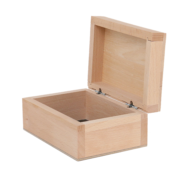 木製工芸品安い未完成手作り大型プレーンオーク材宝箱木製ボックス