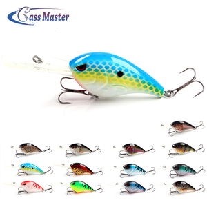 Bassmaster Crankbait cebo de pesca 28g/76mm 3D los ojos de los peces se hunde Wobblers muestra gratis - Product Image 2
