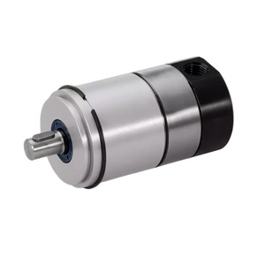 Pompe à piston axial miniature BIERI AKP, fabrication suisse, pompe hydraulique pour huile et gaz, type piston pneumatique, aluminium anodisé - Product Image 1
