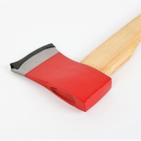 Hache de pompier personnalisée en gros, manche en bois, hache de sauvetage en fonte, trempée à haute température, équipement de sécurité, marque AmpsafeX