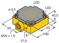 Lecteur-graveur RFID AGV 134,2 kHz pour AGV avec capteur RFID AGV de lecture 0,15 cm 3 ms, capteurs magnétiques industriels