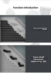 Bloques de Construcción Multifuncionales de Plástico ABS Yuechuang, Regla de Medición y Ensamblaje para Jóvenes, Regalo de Papelería - Product Image 3