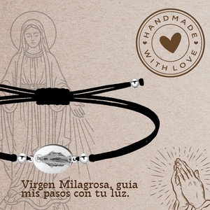 Collar Colgante Virgen DE LA Milagrosa de Acero Inoxidable Elegante Pulsera Católica - Product Image 4