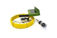 Système de caméra endoscopique portable pour inspection de tuyaux avec moniteur 7 pouces, compteur de mètres et compatibilité étendue (optionnel)
