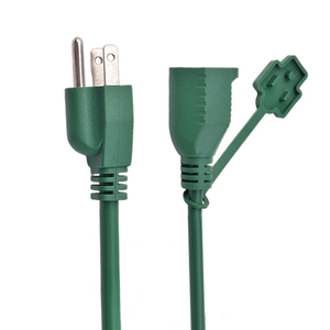 Mỹ 3-pin Mỹ cáp điện NEMA wd6 Ổ cắm điện dây màu đen điện dải chúng tôi với công tắc điều khiển và ổ cắm với bụi che - Product Image 2