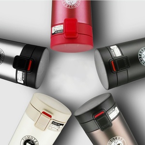 <b>Double</b> <b>Wall</b> Stainless Steel Vacuum Flask Insulated Travel <b>Mug</b> with Handle Leak Proof Coffee Tumbler - Product Image 4