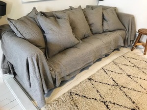 Funda de Almohada de Lino con Patrón Festivo Sólido de 18x18 Pulgadas, Logotipo Personalizado Mi Enterprises, Estilo Rústico para Hogar, Hotel, Hospital - Product Image 4