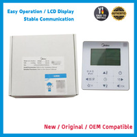 Télécommande filaire Midea VRF KJR-29B/BK-E 17317100A00774 WDC-86E/KD pour climatiseur mural, panneau de commande HVAC