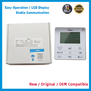 Télécommande filaire Midea VRF KJR-29B/BK-E 17317100A00774 pour climatiseur mural, panneau de commande HVAC - Product Image 3