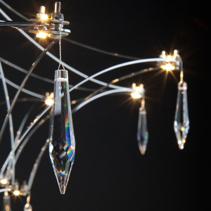 Candelabro de arte italiano decorar cafetería Bar Firefly Star Winery Hotel Villa sala de estar <span class=keywords><strong>cielo</strong></span> estrellado luz colgante - Product Image 3