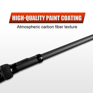 Canne à pêche en carbone pour <span class=keywords><strong>la</strong></span> pêche en eau salée, canne à <span class=keywords><strong>carpe</strong></span>, 2,7 m, 3 sections, canne en carbone - Product Image 4