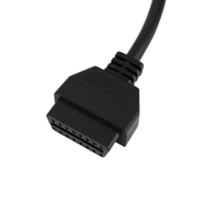 Custom OBD2 OBDII OBD Plug Connector Cable Factory 12V 24V Lector de código