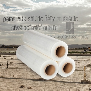 Rouleau <span class=keywords><strong>de</strong></span> Film étirable PE haute brillance faible quantité minimale <span class=keywords><strong>de</strong></span> commande en <span class=keywords><strong>plastique</strong></span> <span class=keywords><strong>de</strong></span> <span class=keywords><strong>protection</strong></span> souple emballé à la main utilisation palette logistique Wrap Jumbo Roll - Product Image 3