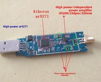 Módulo Wi-Fi de Alta Potencia AR9271 ROS Kali Ubuntu Linux para Raspberry Pi con Interfaz USB, 150 Mbps, Monitoreo e Inyección