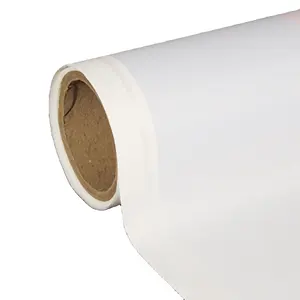 Eko solvent UV lateks için yumuşak mat dokulu alev geciktirici ince kaba çizgiler Polyester arkadan aydınlatmalı afiş