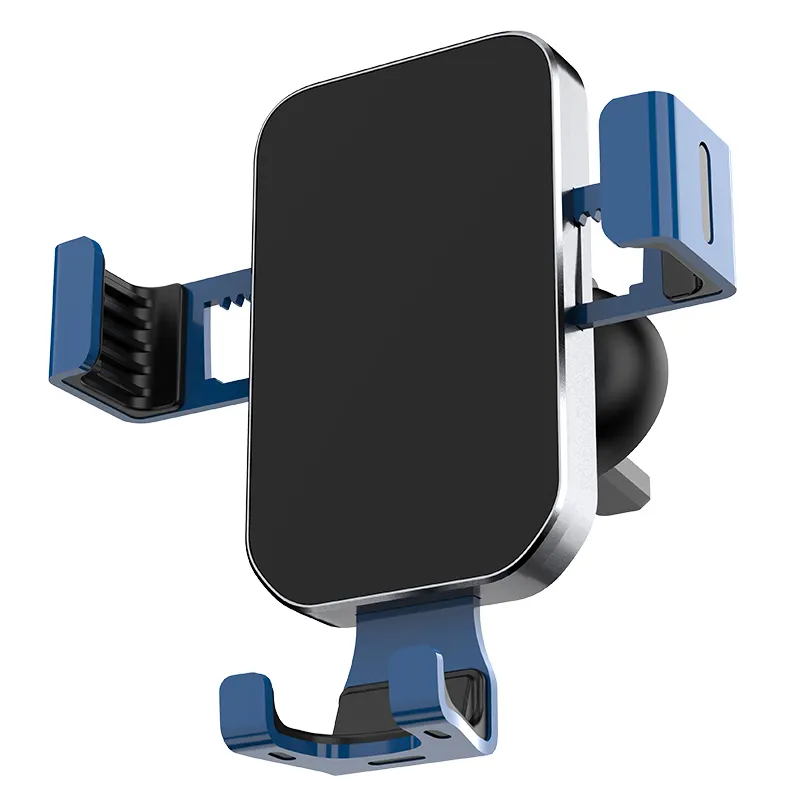 무료 배송 1 샘플 OK 최신 디자인 유리 거울 범용 조절 금속 중력 360 회전 공기 환기 자동차 전화 홀더