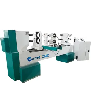 1516 2 trục chính đôi trục có thể gỗ turing và rãnh máy tiện gỗ CNC