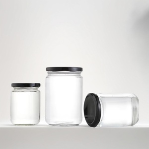 Chất Lượng Tốt 8Oz 12Oz 16Oz 240Ml 350Ml 500Ml 730Ml Gia Vị Mật Ong Mứt Thực Phẩm Lưu Trữ Chai Thủy Tinh & Lọ Với Nắp - Product Image 6