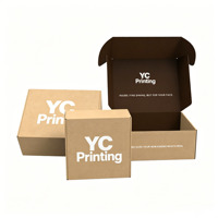 Caja de Envío Ecológica Personalizada con Impresión, Laminado Mate y Logotipo Personalizado