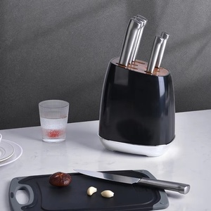 Couteau de Chef en Acier Inoxydable à Manche Creux de Haute Qualité, Ensemble de Couteaux de Cuisine avec Bloc – Vente Flash - Product Image 4