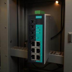 Commutateur Ethernet industriel géré Moxa EDS-408A-MM-SC-T à 8 ports, montage sur rail DIN - Product Image 3