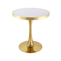 Tables de réception combinées pour événements et hôtels, avec plateau en marbre imperméable, style contemporain, robustes et économiques