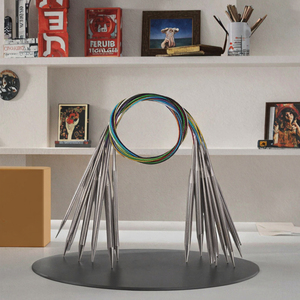 เข็มถักพลาสติกแบบวงกลม-ชุดเย็บผ้าแบบพกพาดีไซน์เรียบง่าย - Product Image 3