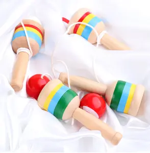 어린이 Kendama 장난감 나무 캐치 볼 게임 재미 어린이 교육 장난감