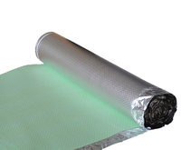 Sous-couche de sol en mousse IXPE de 2 mm avec couche d'aluminium, protection contre l'humidité, accessoire de sol
