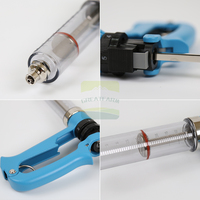 Seringue à tige de traction vétérinaire Seringue continue semi-automatique 50ml 25ml Seringue à vaccin réglable pour grands animaux