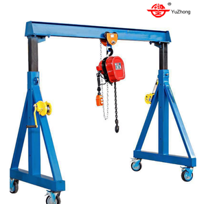सबसे अच्छी कीमत yzhong 50 टन पोर्टेबल गैन्ट्री क्रेन फोल्डेबल मोबाइल उच्च दक्षता मोटर इंजन असर गियरबॉक्स वायरलेस रिमोट - Product Image 3