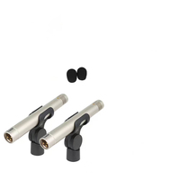 Kit de microphones pour batterie C02 |   Ensemble de micros à condensateur stéréo pour enregistrement de batterie en direct et en studio