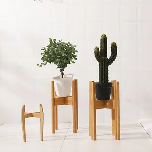 Présentoirs de plantes en bois bambou, accessoires de jardin bon marché, 5/2022, réglables, pour pots de fleurs, présentoirs sur socle