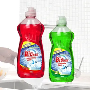 최고의 판매 750ml 풍부한 거품 원료 Dishwashing 액체 세제 대량 식기 세척기 액체