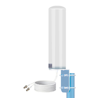 Antenne externe 4G LTE WiFi à gain élevé 10-12dBi, amplificateur de signal mobile extérieur cylindrique, routeurs de réception verticaux IP67