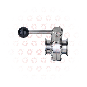 1/2 Tot 12 Inch 304/316 Snelle Installatie Vlinderklep Voor Food Grade Met Roestvrijstalen Handgreep - Product Image 4